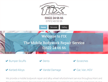 Tablet Screenshot of fix-repairs.co.uk